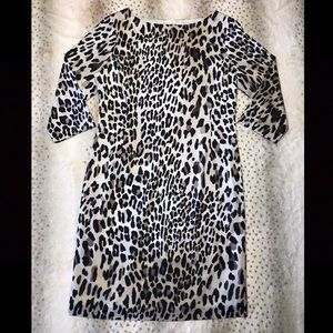 St. John Silk Leopard Dress